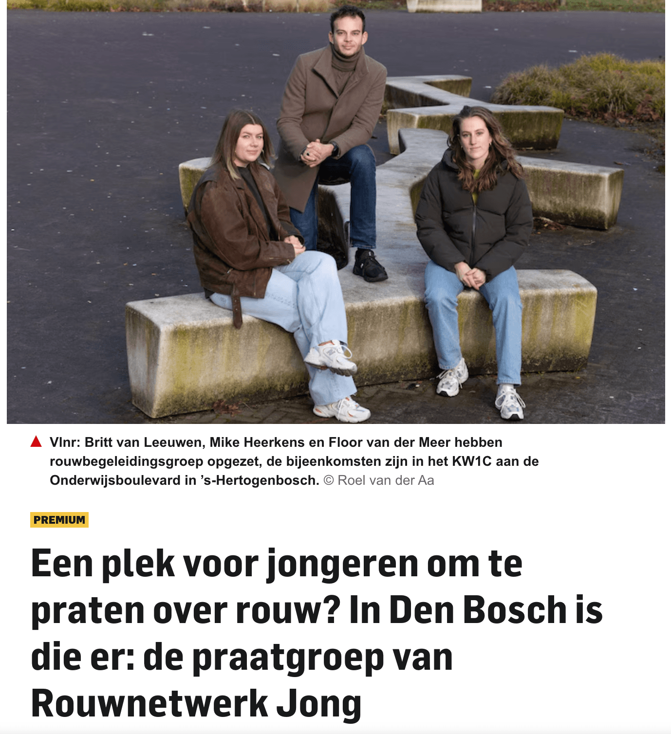 Artikel BD Rouwnetwerk Jong